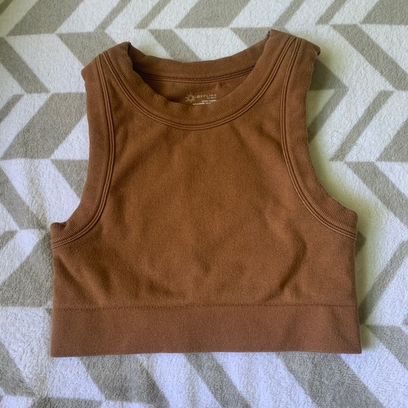 Aerie High Neck Bra Top - Picture 2 of 6